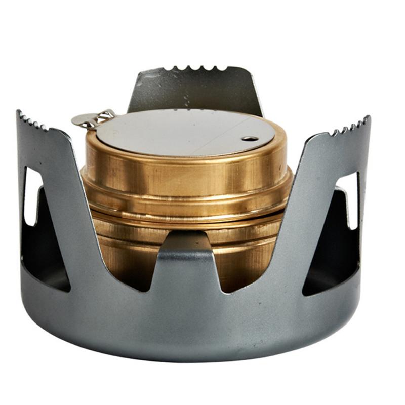 Ultra-light camping stove Spirit Combustor Alcohol Stove Picnic Stove Camping Furnace Camping Portable Folding Picnic BBQ Hiking
