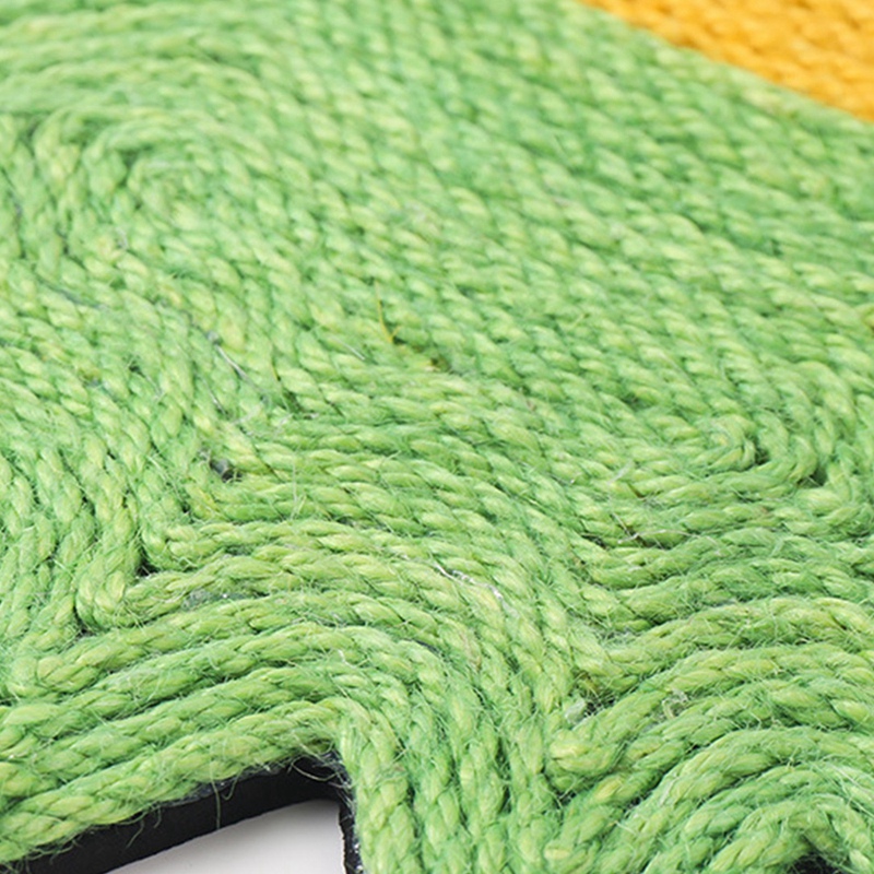 Practical Cat Scratcher Sisal Mat Cute Fruit Shape Cat Scratcher Nail Scraper Cat Toy Chair Table Sofa Cushion