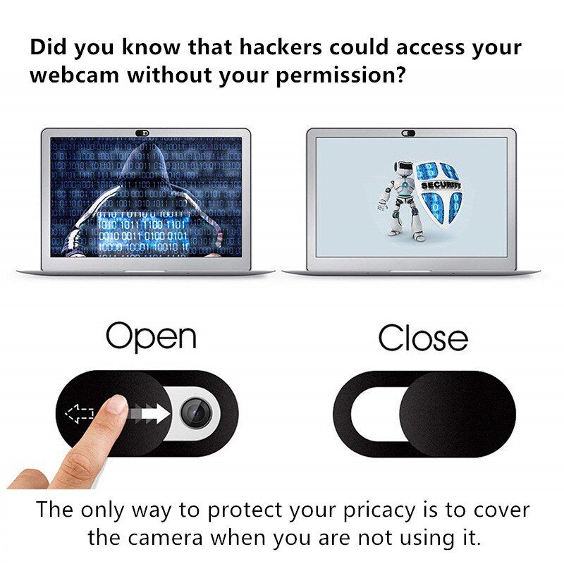 Web Cam Cover Shutter Magnet Slider Universal Antispy Camera Cover For Web Laptop iPad PC Macbook Tablet lenses Privacy Sticker