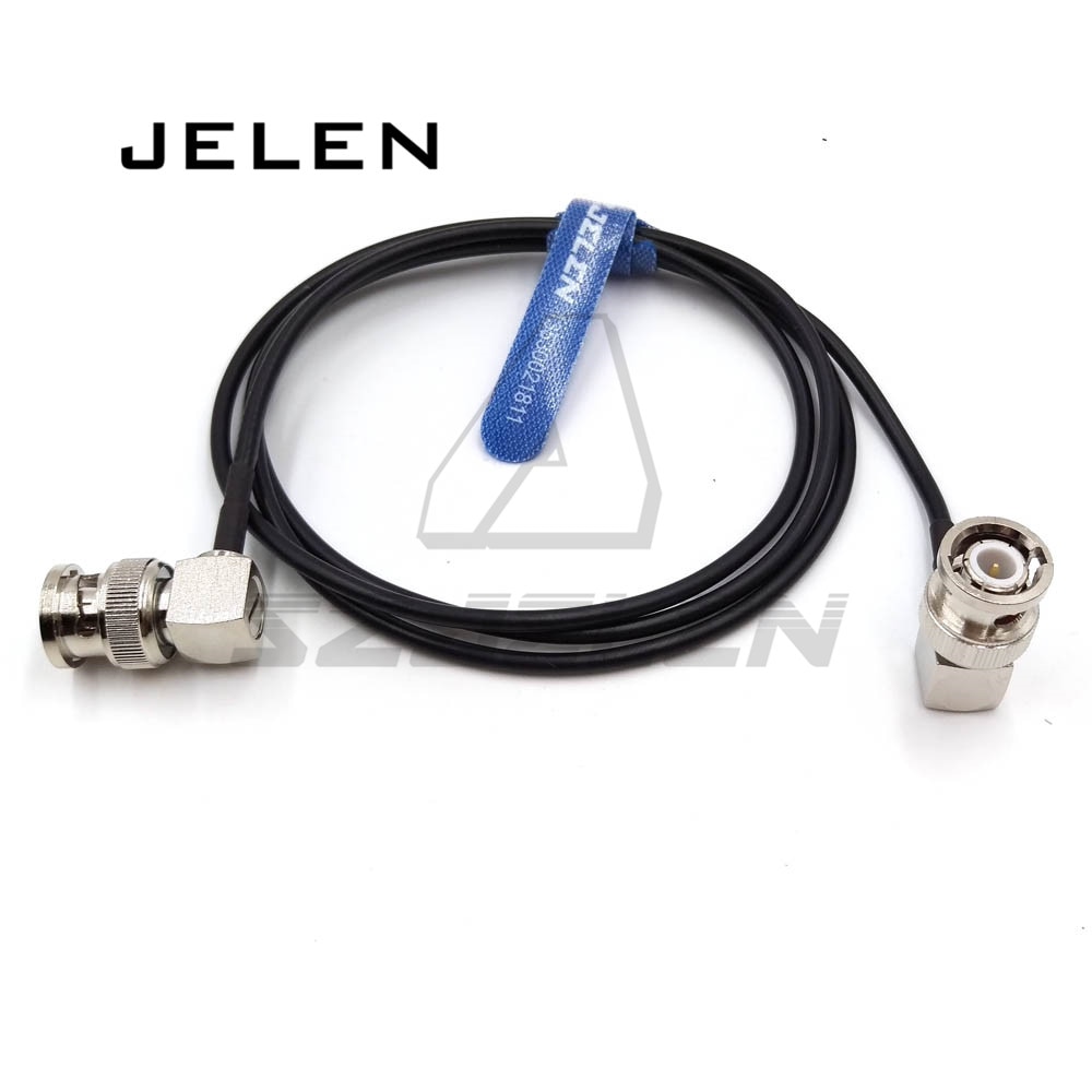 Ultraweiches SDI-Videosignalkabel, SDI-Leitung für Kameramonitor, BNC-Stecker auf BNC-Stecker-Winkelstück, SDI-Zopf. Kamera RF-Koaxialkabel