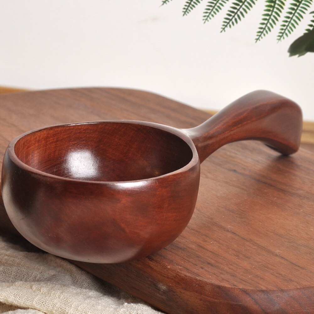 1Pc Wooden Spoon Serving Spoon Japanese Style Ladle Wooden Ladle Kitchen Tool