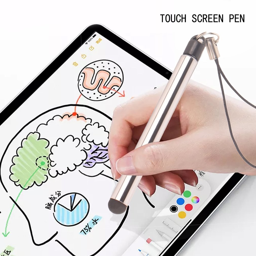 Versenkbare Universal Touchscreen Kapazitiven Stylus Pen Für Smartphone Tablet Für iPad Punkt Runde Dünne Spitze