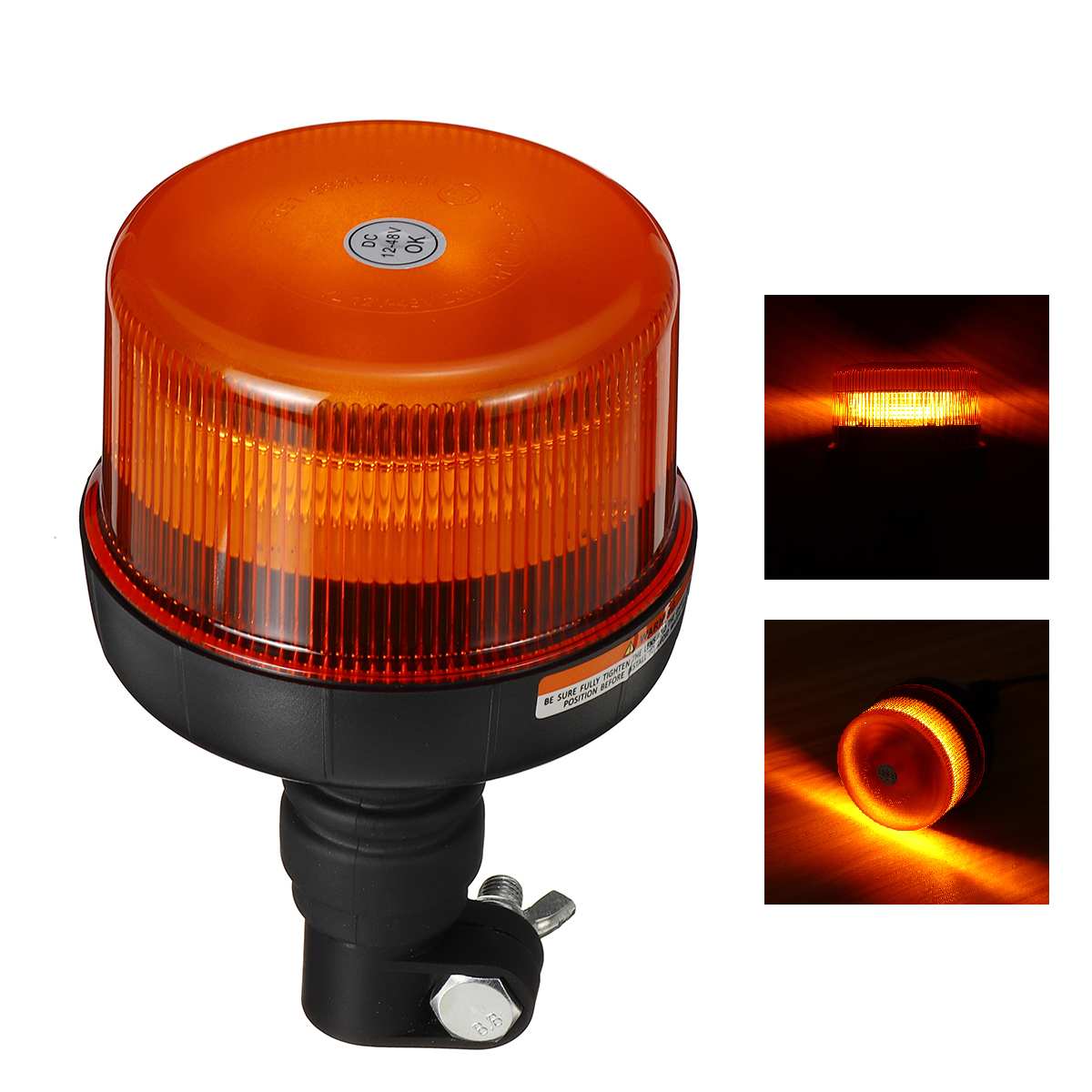 4 Modes Knipperend Noodwaarschuwing Led Car Truck Strobe Waarschuwingslampje Waterdicht Amber Baken Werken Light E9 Voor Tractor