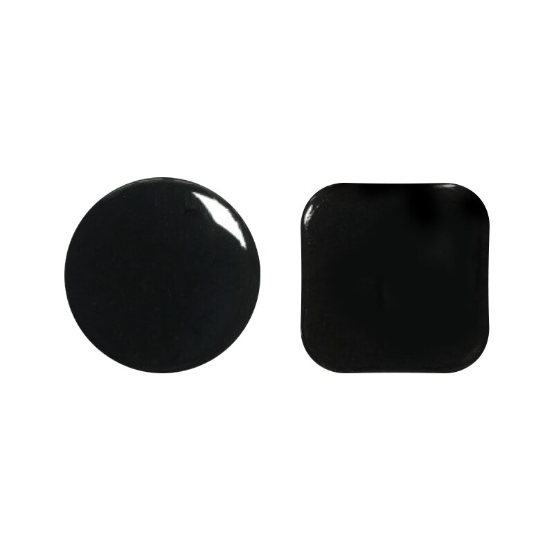 Transparent Nano Rubber Gel Pad Stick Everywhere Universal Multi-Function Mobile Phone Holder For IPhone X Xs Max 11 Pro Sticker: 03 black Square