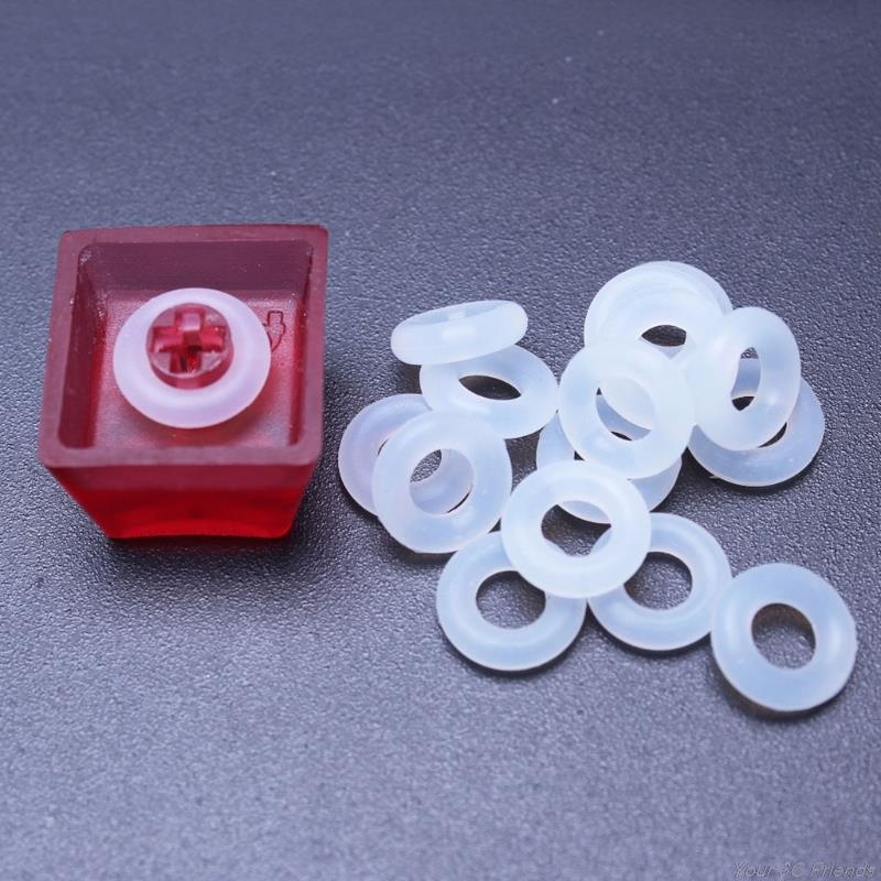 Amortiguadores de interruptor de junta tórica de goma para teclado cherry MX, 120 piezas, C63A