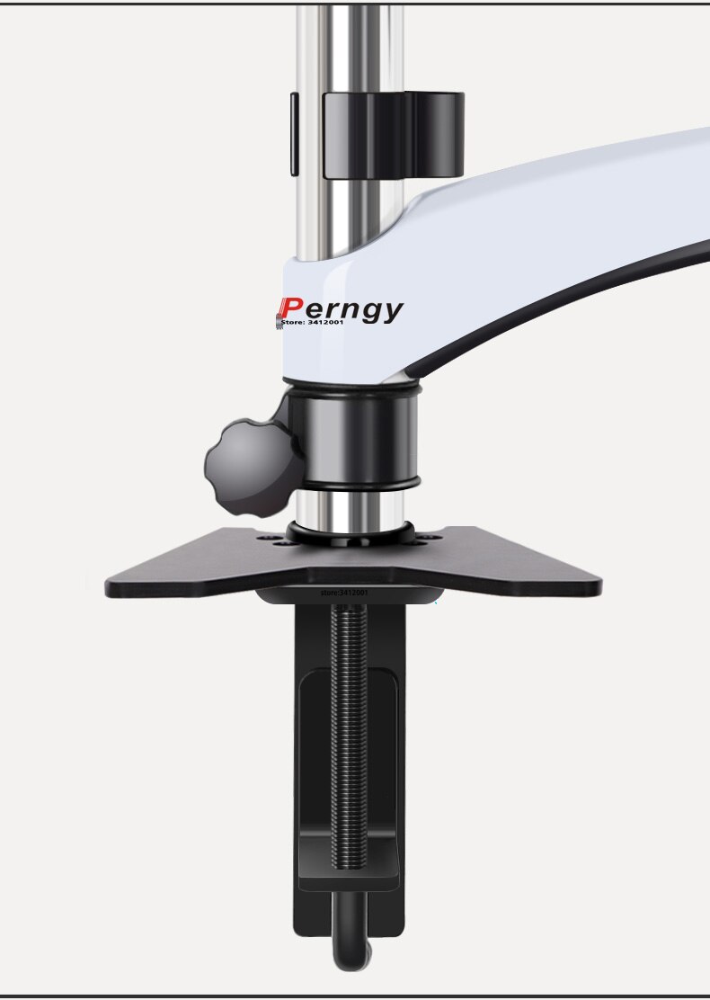 40cm DL-GM111 17-27" grommet clamp base LCD LED Monitor Holder Arm mount desk stand mechanical Spring Full Motion