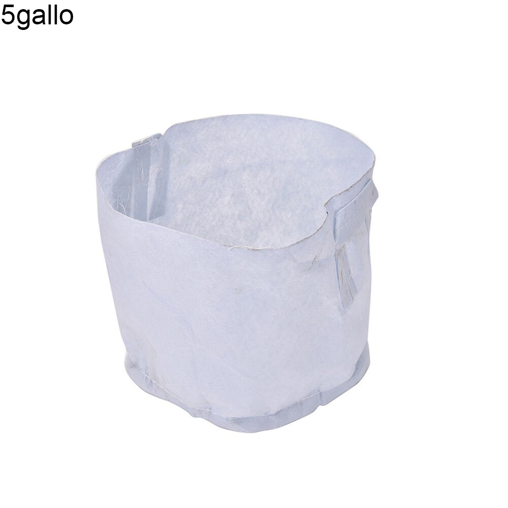 2/3/5/7/17 liter stoff vokse poser pustende pottemaker planter råtne posere beholder plante smarte pottemaker med håndtak hageartikler: 5 liter