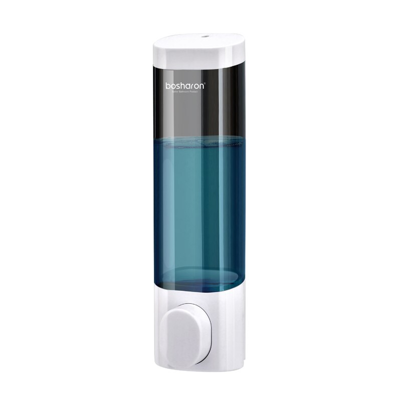 Einzigen Doppel verdreifachen 300ml Seife Spender Zauberstab-montieren Dusche Schlecht Shampoo Spender Flüssigkeit Seife Container Schlecht Zubehör: Weiß Single