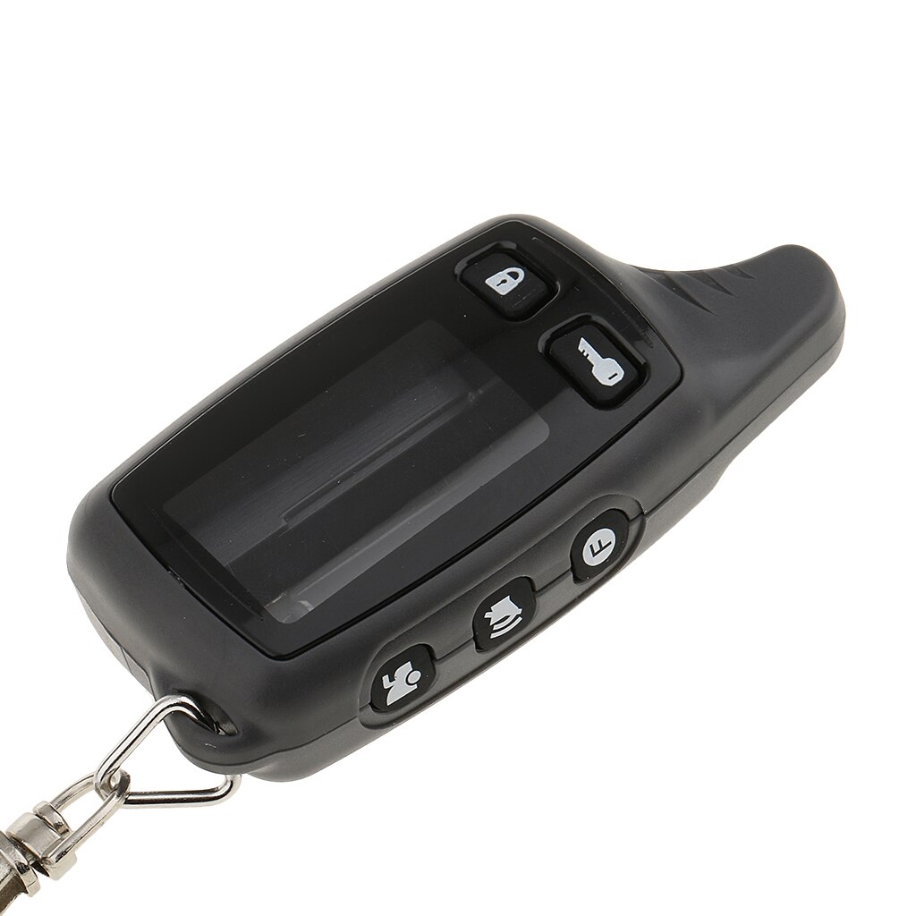 Case &amp; Sleutelhanger Voor Russische Tomahawk TW9010 Lcd Afstandsbediening Twee Weg Auto Alarm