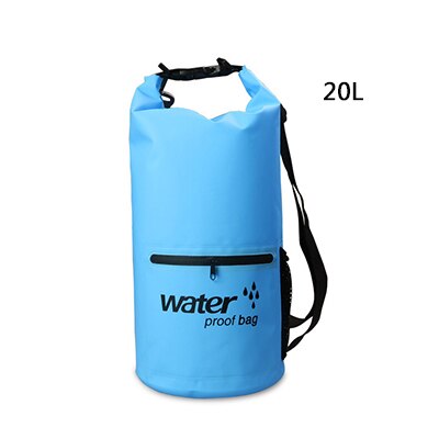 10L 20L natation sac étanche stockage sac sec sac pour canoë Kayak Rafting sacs de Sport en plein air Kit de voyage équipement: 5-20L