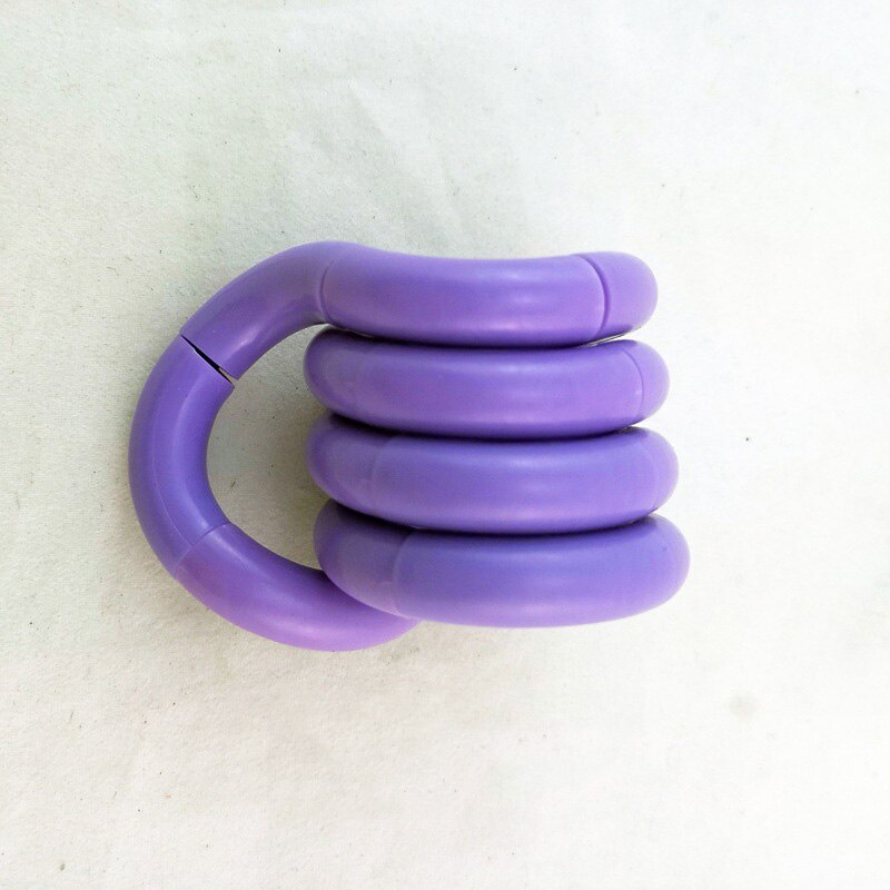 Twisted Ring Magic Fidget Magic Trick Rope Tangle Fidget Toy DIY Winding Leisure Education Stress Relief Kid Xmas Toy: Purple