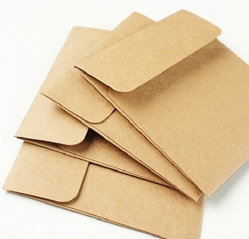 5 kpl paksu kirjekuori kraft cd paperilaukku pussi tyhjä kraft postikortti kutsu kirje paperitavara paperipussi 13 x 13cm