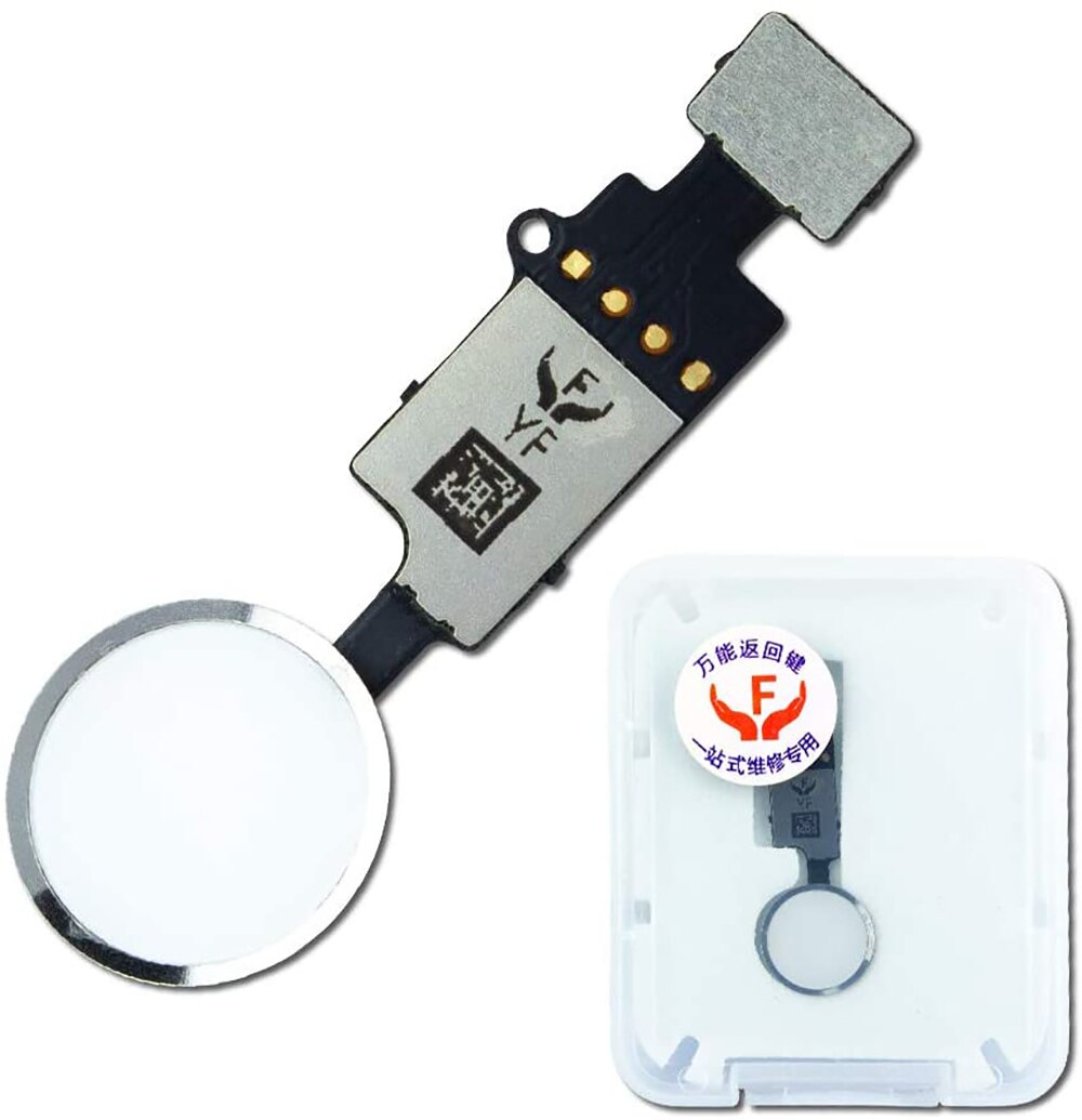 Home Button Replacement for iPhone 7 7 Plus 8 8 Plus Home Button Main Key Flex Cable with Repair Tools
