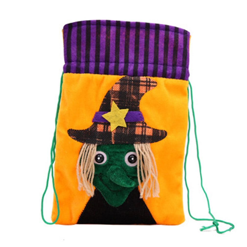 Halloween godteri posere låve gresskar posere masse munn godteri sjokolade posere halloween ikke-vevd tote bag tilbehør: Heks