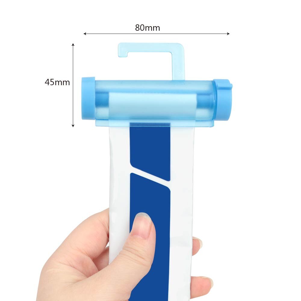 Vacuum Sucker Hook Dispenser Squeeze Tube Squeezer Toothpaste Dispenser Facial Cleanser Squeezer Clip