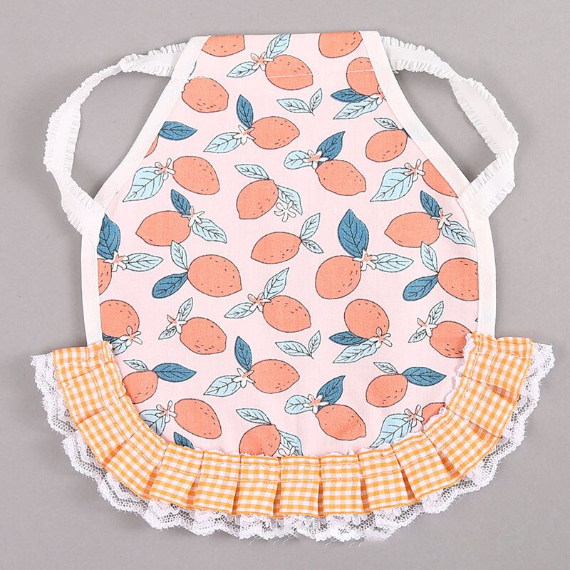 Chicken Saddle Hens Apron with Elastic Adjustable Straps Cartoon Fruit Ruffled Duck Jacket Poultry Wing Back Feather Protector: A7