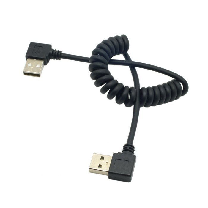 Xiwai Stretch 90 Graden Haakse Usb A Type Male Naar 90 Graden Hoek Usb Male Charge Kabel