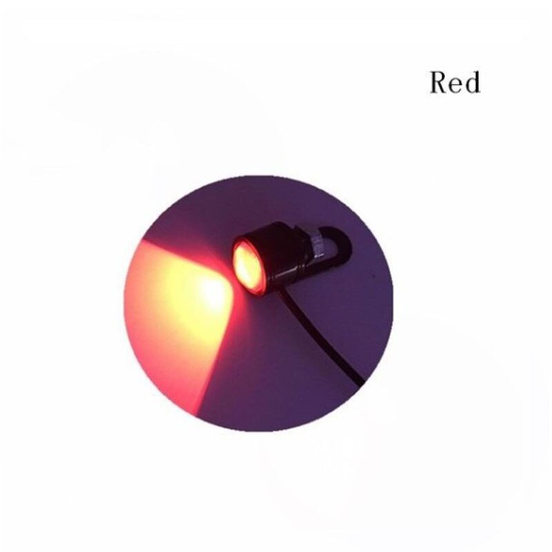 Lumières oculaires de faucon pour motos, feux de feu, accessoires pour lampe de reflux, modèle lumière LED: Red light