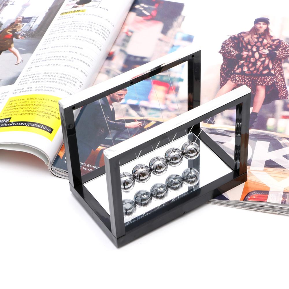 Newtons Cradle Steel Balance Ball Fun Decoration Physics Science Toy S