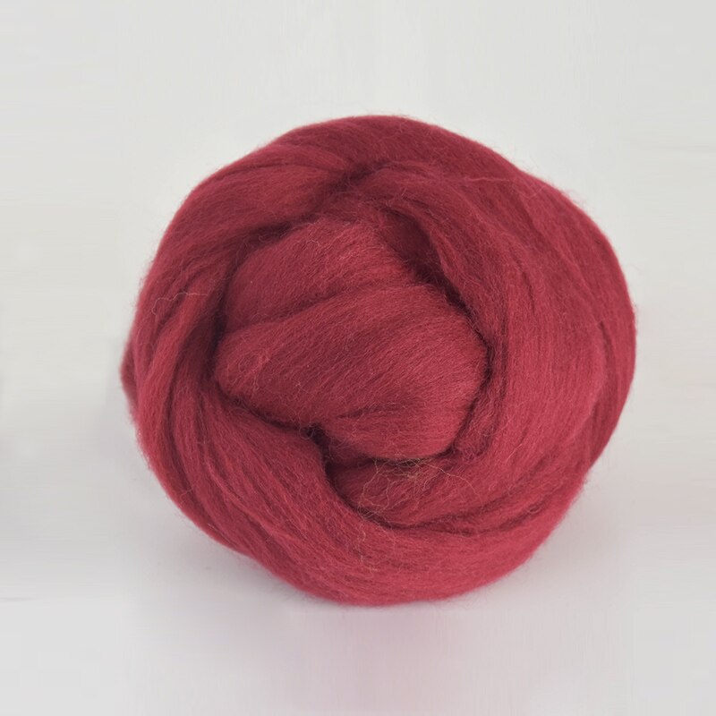 2m/ball, Merino Wool Roving ,wool yarn,Tapestry Weaving Yarn For Weaving, Wet Felting, DIY Craft Supplies,18 colors: 14