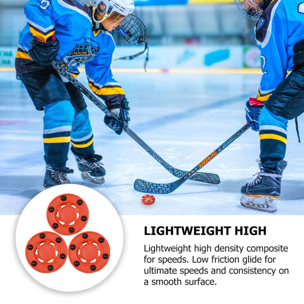 3 uds. De juego de Hockey sobre ruedas, Puck Training Puck Street Hockey para practicar