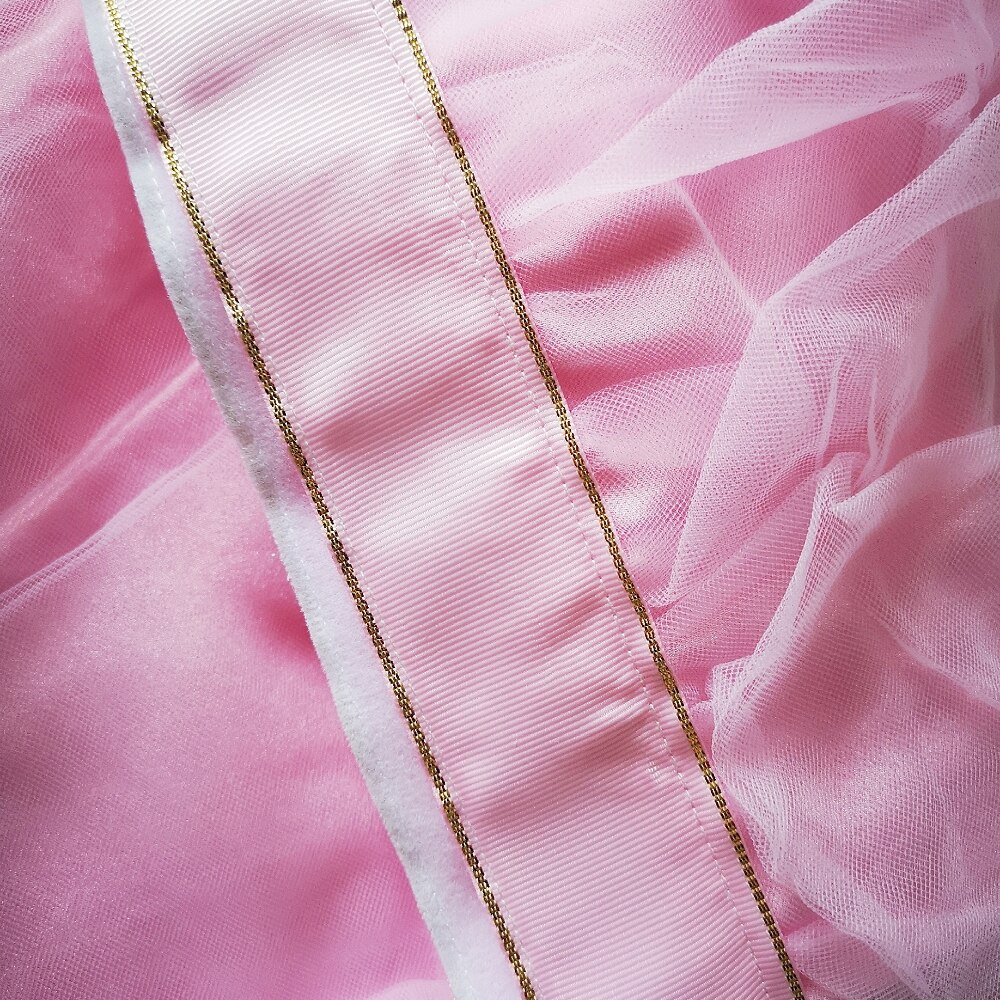 Tulle Tablecloth for Birthday Party Wedding Dinner Tableware Decoration 3 Tiers Table Skirt Home Textile Table Skirt