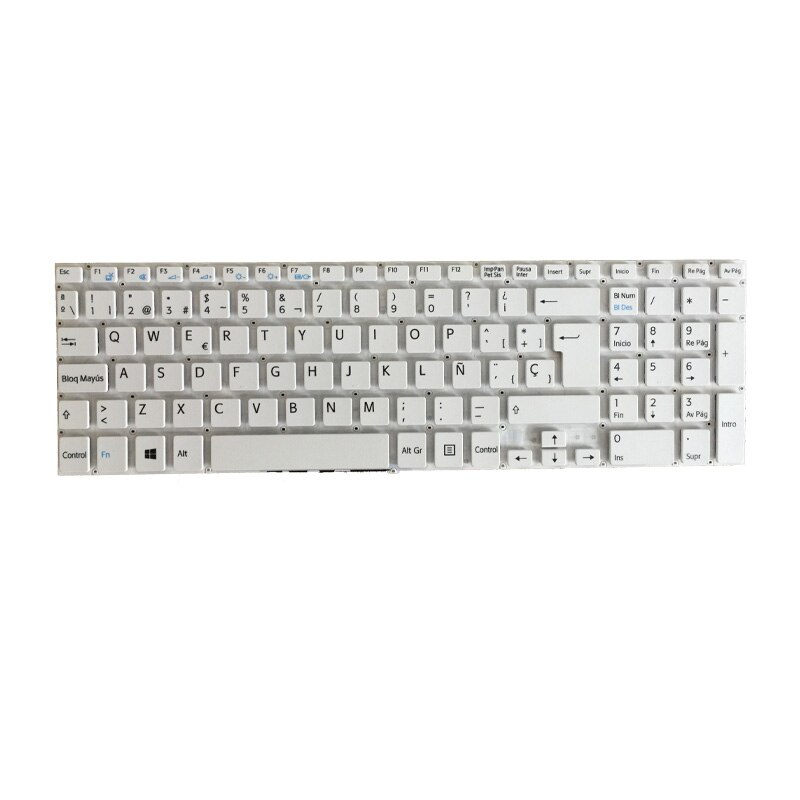 Spanish Laptop Keyboard for Sony Vaio Fit 15 SVF15 Series - SVF15A16CXB SVF15N17CXB SVF152100C SVF152A29M