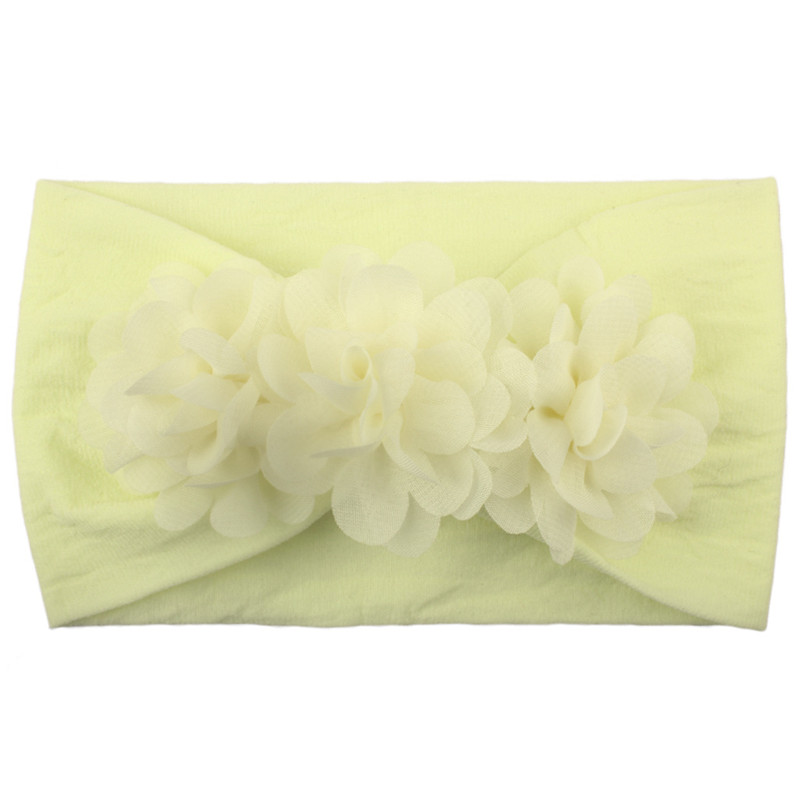 Baby Girl Flower Headbands Newborn Elastic Hairband Soft Princess Head Wraps Baby Hair Accessories Haarband Bandeau Bebe: 3