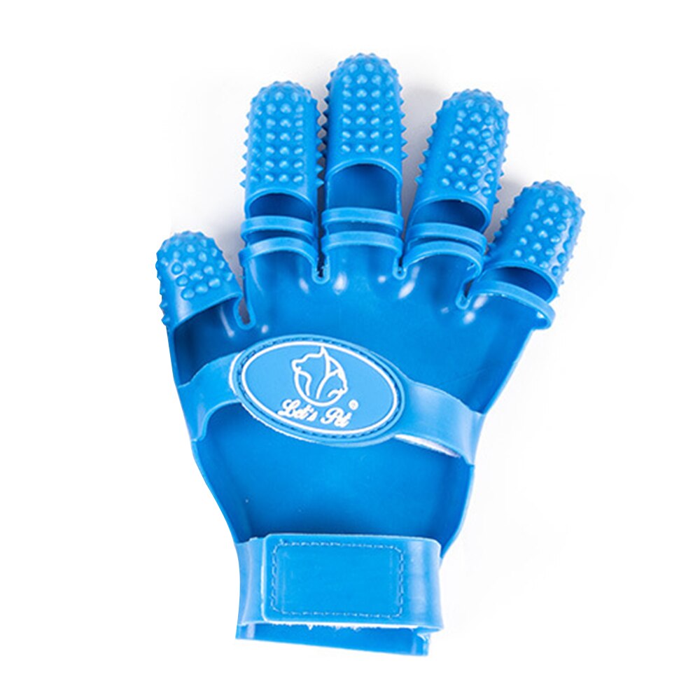 Verzorgingshandschoen voor honden en katten, siliconen massagebad, haarborstel, kattenhandschoenen, massagekam, reiniging, ontwarring, huisdieraccessoires: Rechterhand