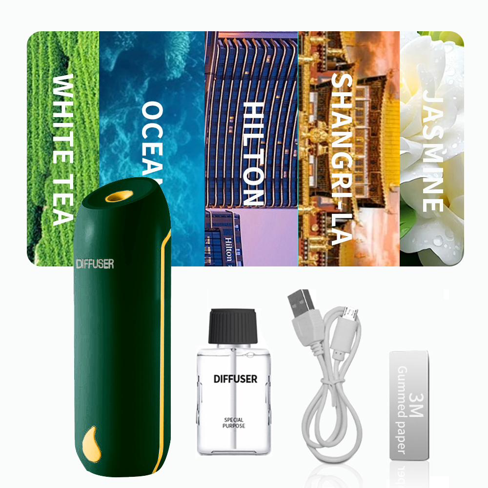 Diffusore di aromi a parete 3 modalità Diffusore di oli essenziali Ricaricabile Atomizzazione ad ultrasuoni Aromaterapia Umidificatore Casa: Rosso mattone / Spina JP