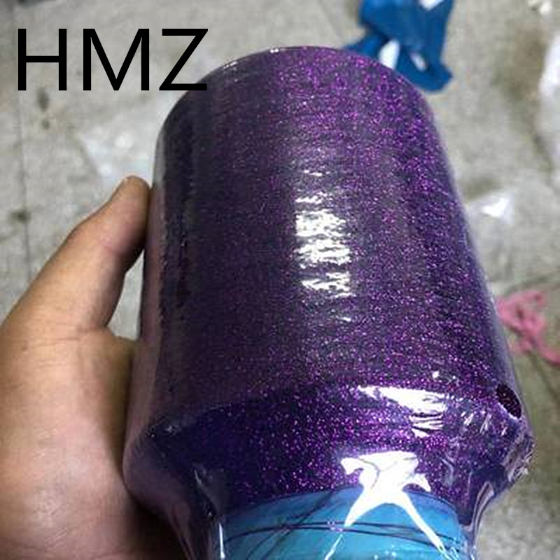 480g Metallic Weaving Silk Thread Shiny Colorful Embroidery Line Jewellery Threads DIY Sweater Weave Mixed Yarn Sewing Thread