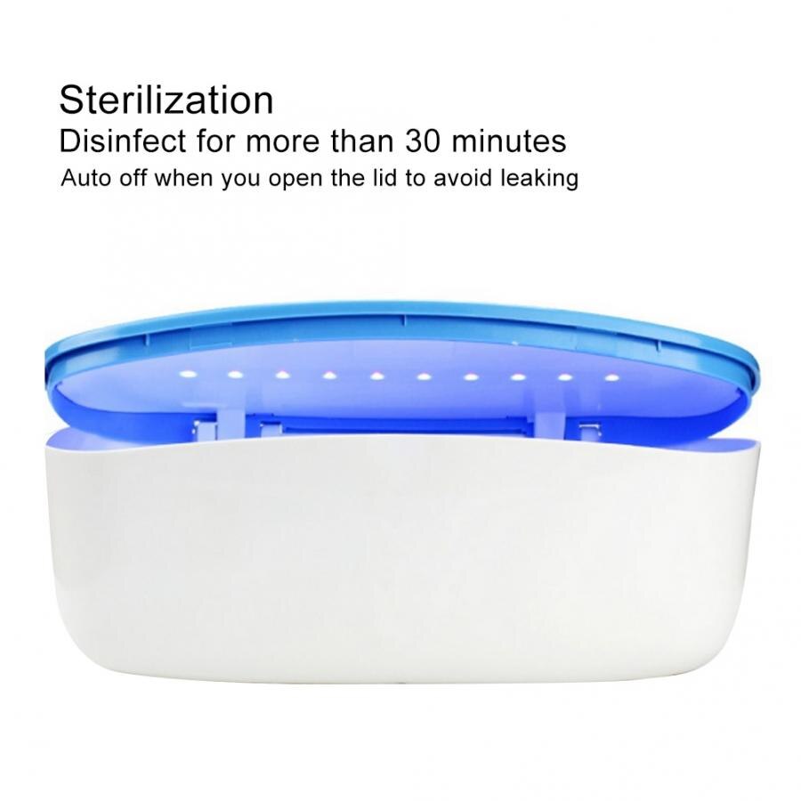 UV LED Sterilizer For Bacteria Prevention Nail Salon Ozone Ultraviolet Disinfection Equipment Tools Cabinet Sterilizer Box