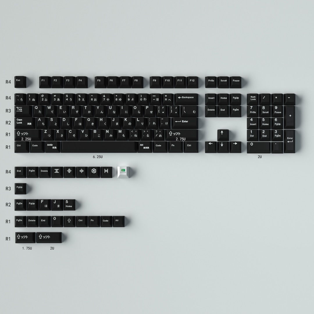 GMK Sushi TaiChi grand ensemble DYE-SUB PBT Keycap personnalité personnalisée japonaise profil cerise Keycaps pour clavier mécanique 61/64: Rose