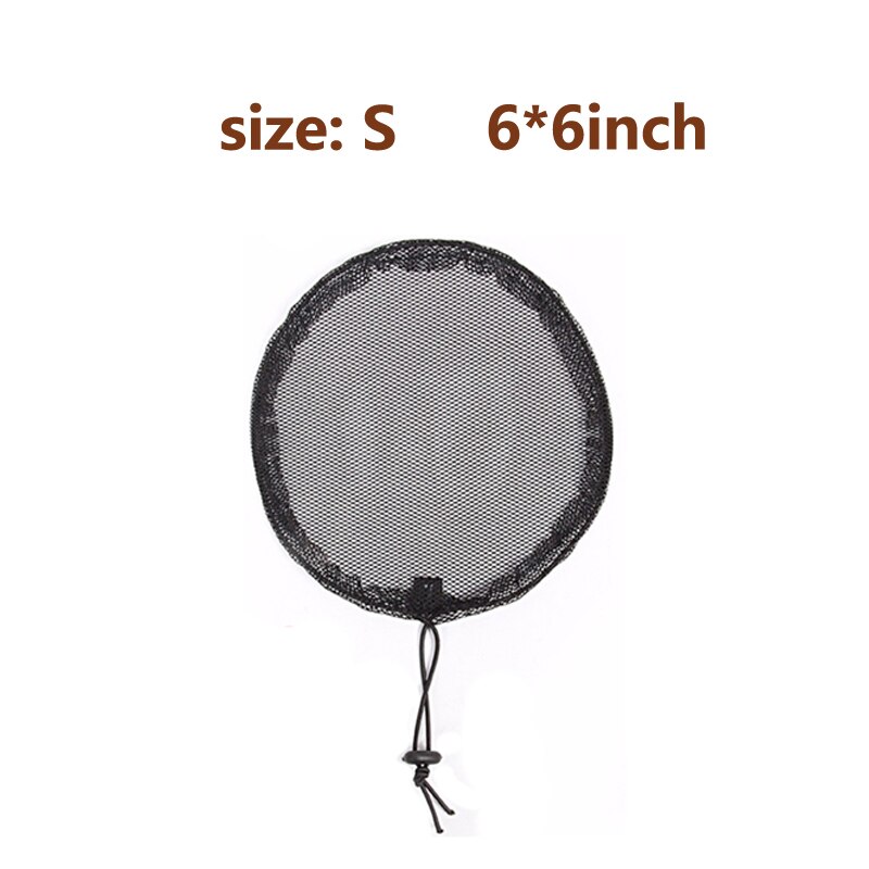 1pcs Round Ponytail Hairnet Wig Cap For Making Ponytail Afro Puff Bun Net Weaving Cap Wig Making Tool: hair net S 1pcs