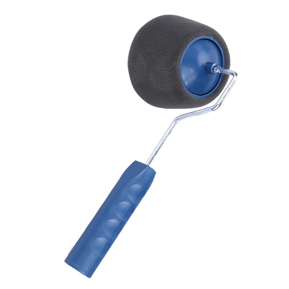 Juego de 5 unidades de rodillo de corredor para pintar, mango decorativo de pared, herramienta con borde flocado, corredor de pintura para el hogar, conjunto de pinceles de pintura , triangulación de envíos