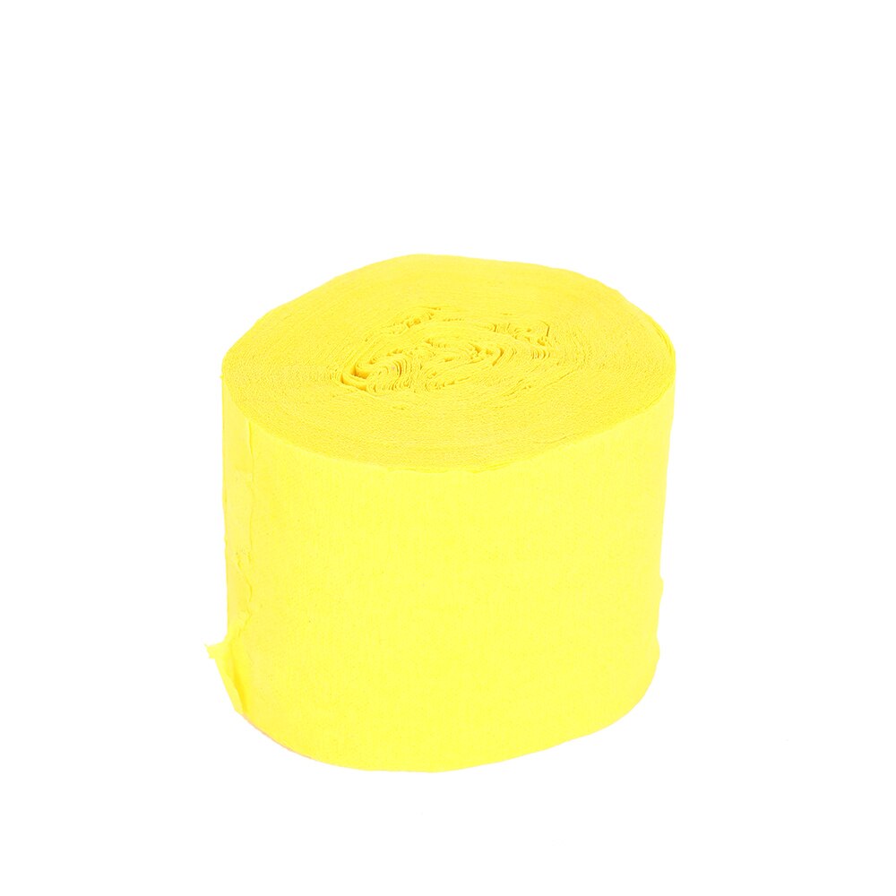 3.5cm*10m Crinkled Crepe Paper Flower Wrapping DIY Scrapbooking Craft for Birthday Party Festival Christmas Decoration: yellow