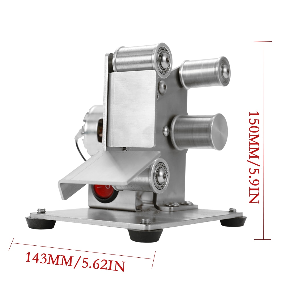 Mini Electric Belt Sander Multifunctional Grinder DIY Polishing Grinding Machine Cutter Edges Sharpener Grinding Machine