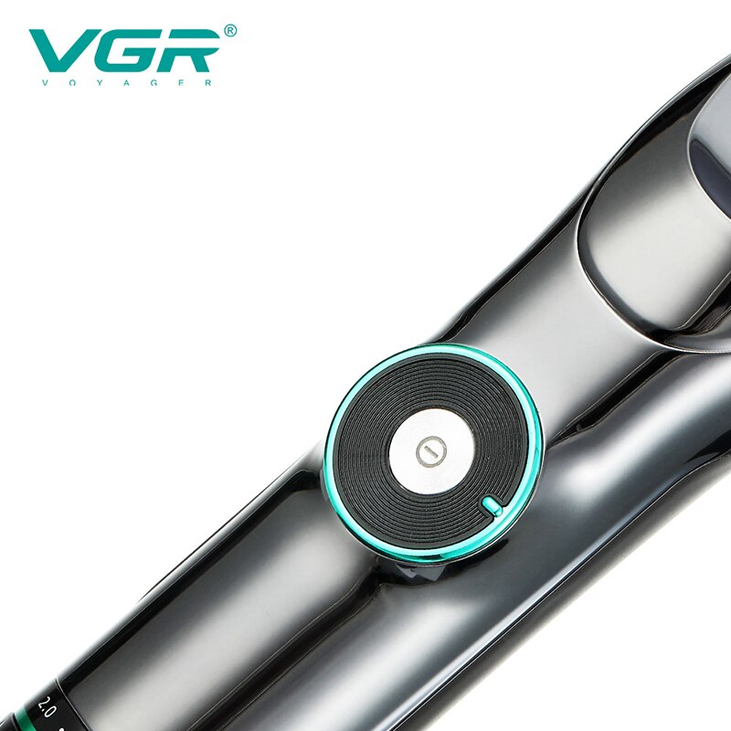 Vgr Tondeuse Professionele Digitale Display 256 Variabele Snelheid Fine-Tuning Tondeuse Voor Mannen Kapper Clipper