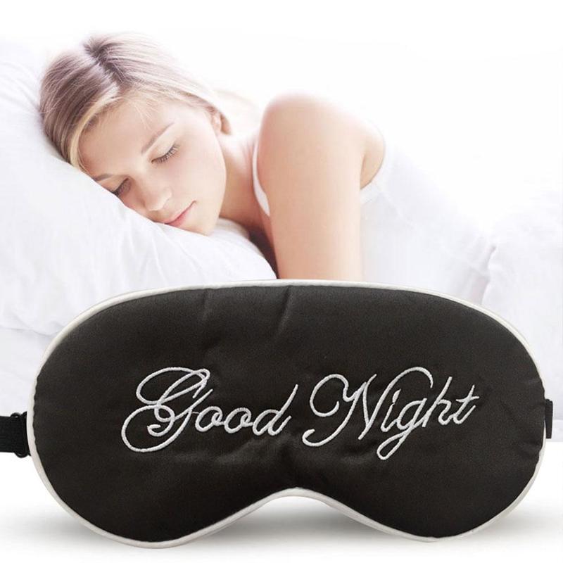 Sleep Eye Cover Masker Gewatteerde Shade Covers Goede Nacht Blinddoek Snurken Aid Travel Relax Maskers Slaap B0G7