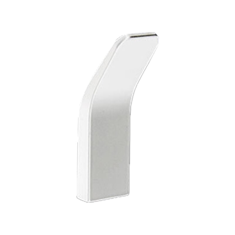 Zelfklevende Handdoek Sleutel Haak Badkamer Kleren Haak Voor Slaapkamer Robe Hook Kapstok Voor Woonkamer Keuken Accessoires: B-white 1pc