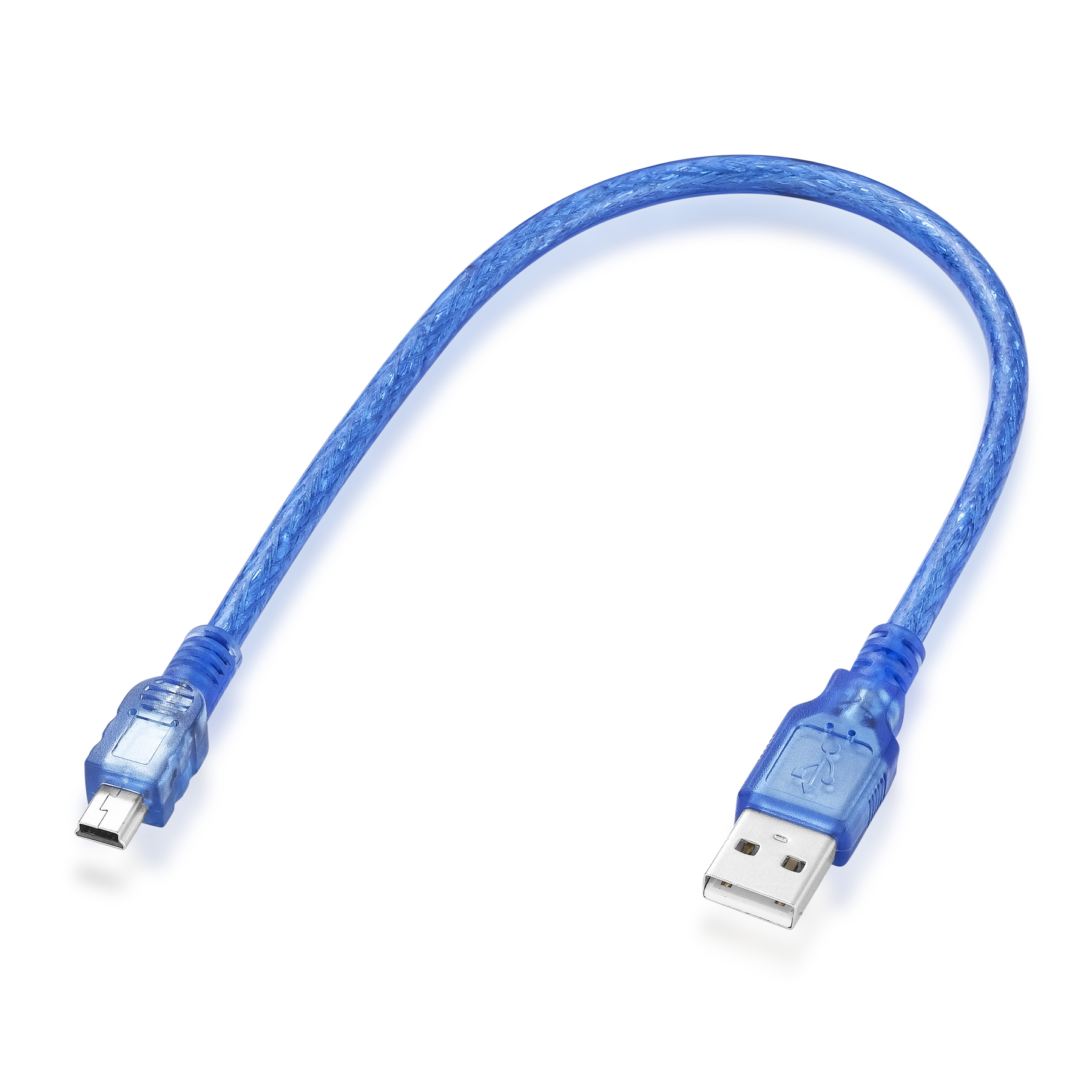 Bolea-Cable USB Mini 5P tipo A macho A Mini 5P, Cable de datos de doble blindaje (lámina + trenzada), 30cm, 50cm, 1m