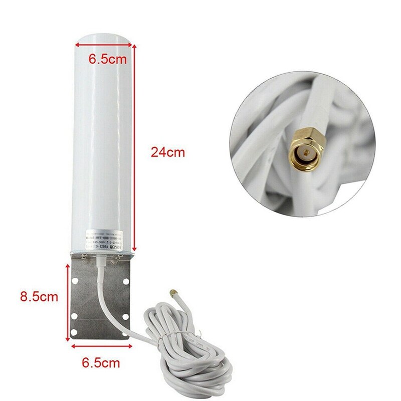 12DBi Hotspot Miner Outdoor 915Mhz 868Mhz LoRa Antenna 2G 3G 4G for RAK Nebra Bobcat Signal Booster Router Extender