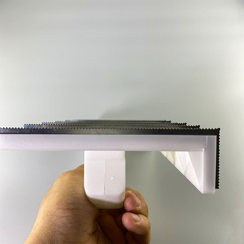 Wall Inside Corner Planer Trowel 2 in 1 Right Angle Wall Corner Finish Polishing Trowel 7-tooth Blade Serration for Masonry