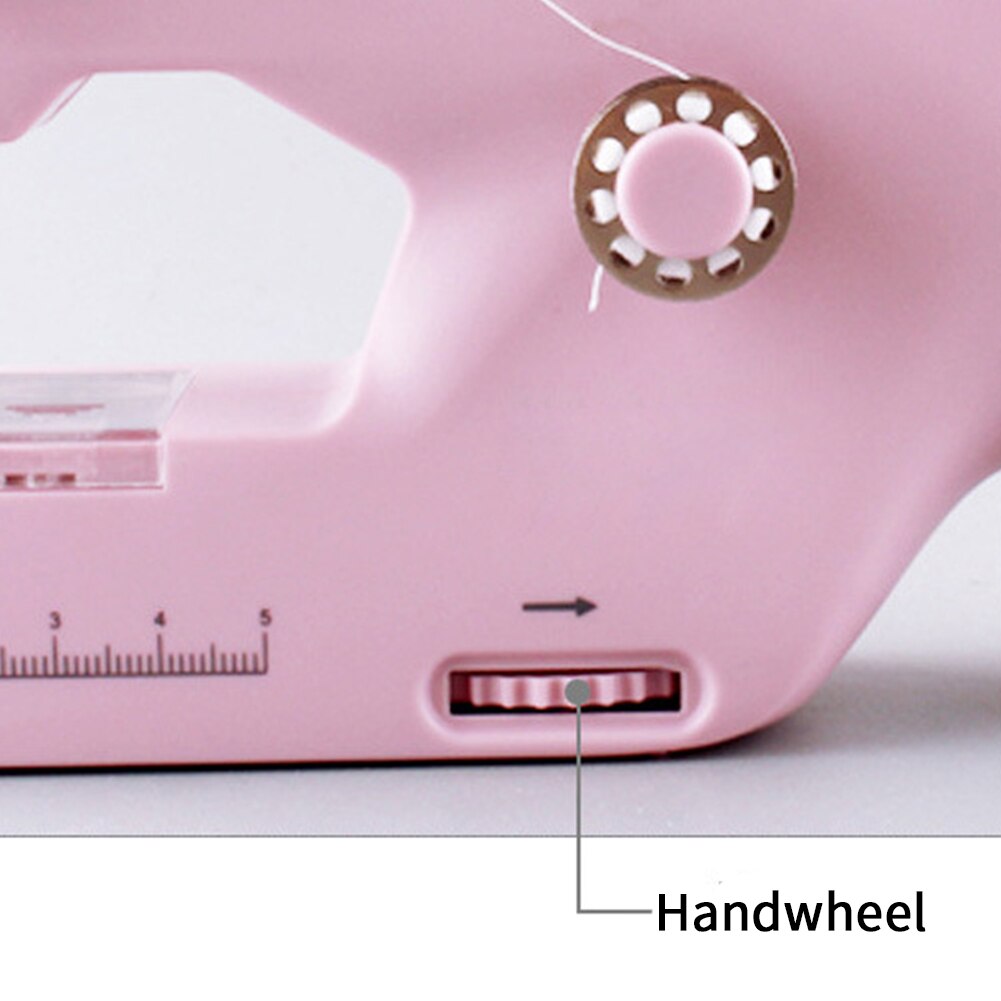 Household Electric Sewing Machine Double Thread Beginner Needlework Automatic Winding Ergonomic Portable Mini Handheld Travel