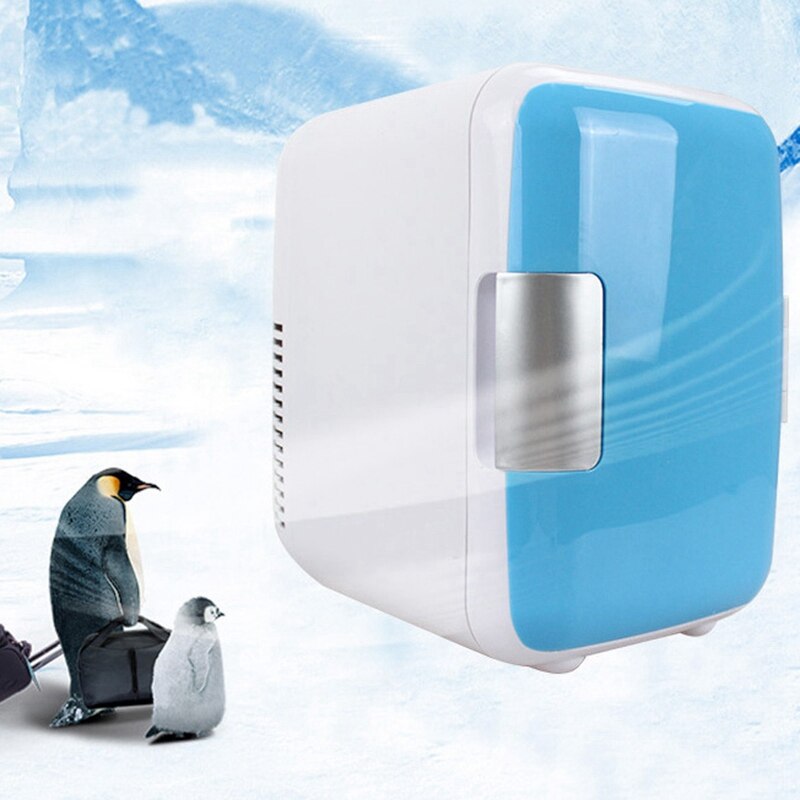 Dual-Gebruik 4L Home Auto Gebruik Koelkasten Ultrastille Lage Lawaai Auto Mini Koelkasten Vriezer Koeling Verwarming Doos Koelkast
