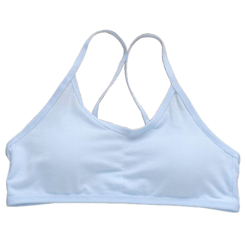 Teen Girls Underwear Soft Padded Cotton Bra Young Girls for Yoga Sports Bra 8-18Y: BL