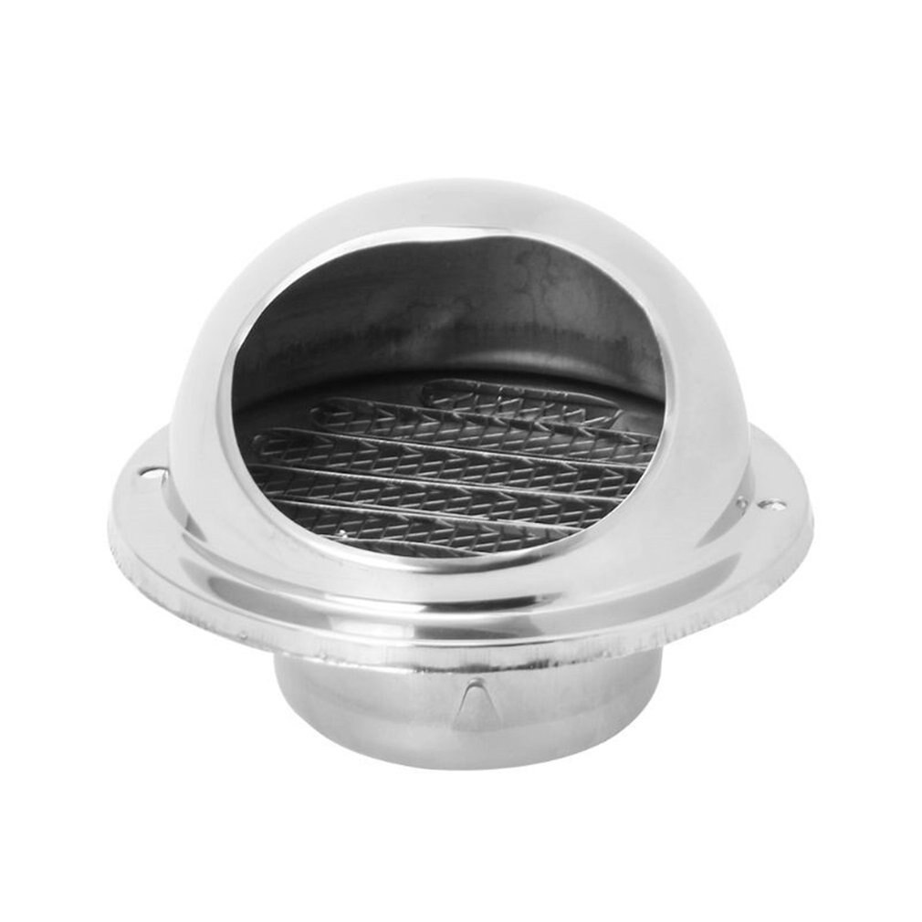 Grille d'aération murale conduit Ventilation extracteur sortie persiennes hémisphère 304 inox couvercle d'aération hotte sortie: as show 4