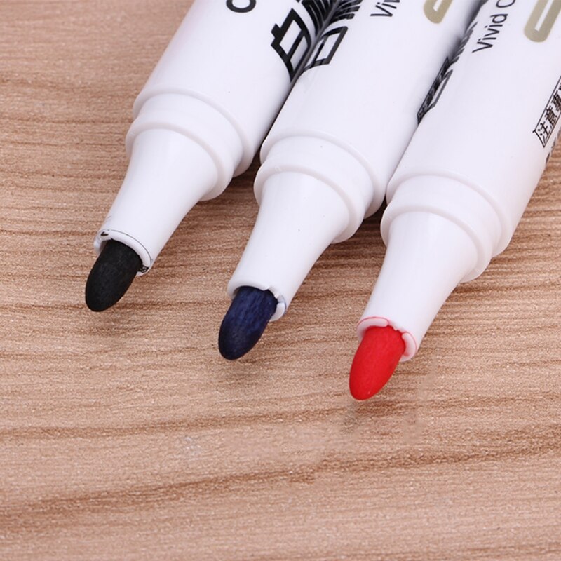 3 färger avtorkbar flytande krita glas fönster markör penna butik bil dekoration verktyg