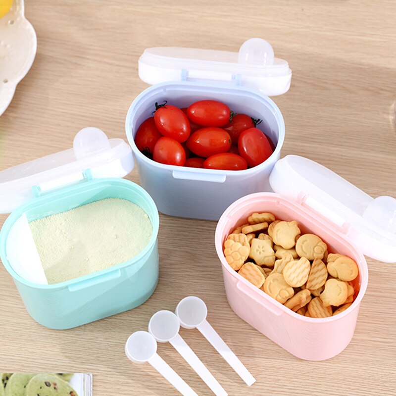 Portable Baby Milk Powder Container Infants Sealed Preservation Formula Food Storage Feeding Organizer PP Box T2148