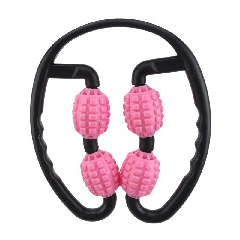 1Pc Foam Shaft Roller Muscle Relaxer Hand Leg Massage Roller Lean Leg Massage Fitness Equipments: Red